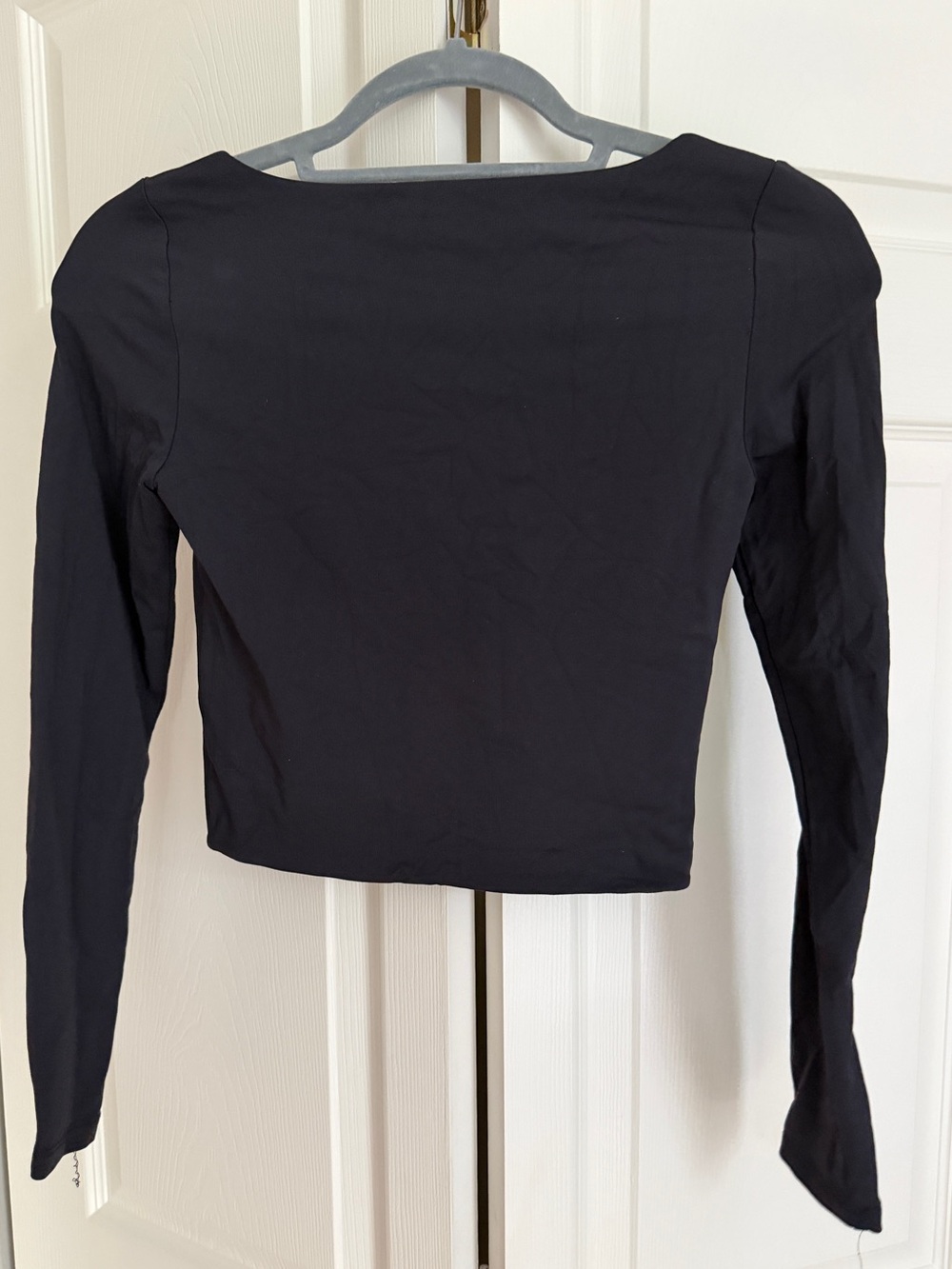 Aritzia Babaton Black Square-Neck Long Sleeve Top - Picture 2 of 2